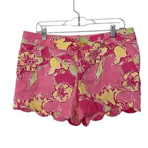 Lilly Pulitzer Buttercup Shorts Day Lilly print SZ 10